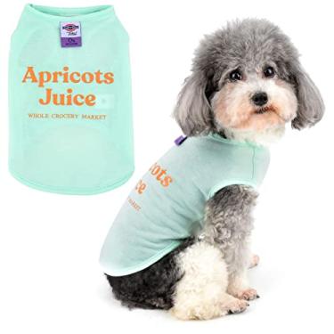 Imagem de Zunea Camisas para cães pequenos verão roupas de filhote de cachorro camiseta colete respirável macio camiseta legal sem mangas regata pulôver animal de estimação menina menino roupas chihuahua