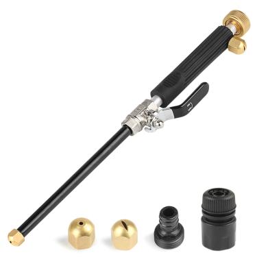 Imagem de Bico de mangueira de alta pressão para mangueira de jardim, Hydro Jet varinha de máquina de lavar de alta pressão, lavadora portátil Hydrojet de alta pressão com 2 bocais de mangueira para lavagem de carro e limpeza de jardim