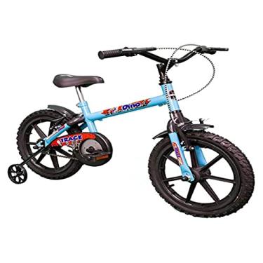 Imagem de Bicicleta Infantil Aro 16 Dino Masculina Azul e Preto, Track Bikes