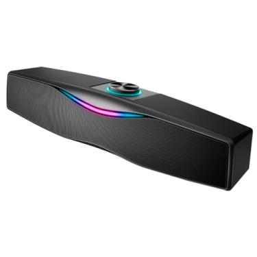 Imagem de Caixa de Som para PC Computador Bluetooth USB Gamer Soundbar Duo