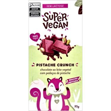 Imagem de Chocolate Pistache Crunch Ao Leite Vegetal Super Vegan 95G