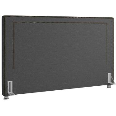 Imagem de Cabeceira Cama Box Casal Queen 160cm P05 Berlim Cinza Escuro