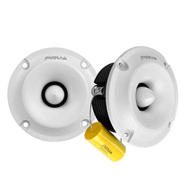 Imagem de PRV Audio Bullet Super Tweeters – Neodímio, 7,6 cm fino, potência máxima de 120 Watts, par fácil de montar, 4 Ohm, branco