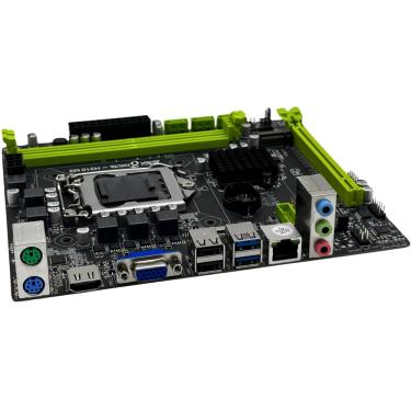 Imagem de Placa Mãe lga 1151 32GB ram DDR4 Intel H310 4 portas sata iii USB 3.0 hdmi e Ethernet Gigabit Aitek DELTA-H310M2K