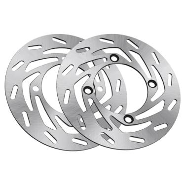 Imagem de M MATI Rotor de disco de freio dianteiro esquerdo/direito 2 peças para Yamaha Kodiak 700 YFM700 2016-2020 Grizzly 550 YFM550 2009-2014 Grizzly 700 YFM700 2007-2020 1HP-F582T-00000000