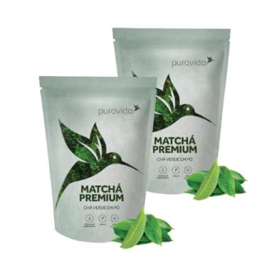 Imagem de Kit 2 Matchá Premium Chá Verde em Pó Puravida 100g