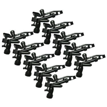 Imagem de Kit de 10 Aspersores Agrícolas 1 Polegada Ajustável Irrigação Cultivo Horta Giro 180 Londribor