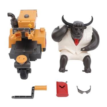 Imagem de Carro de Brinquedo, Trator Elétrico, Carro de Brinquedo Giratório, Brinquedo Giratório, Interativo, Carro de Brinquedo para Crianças Com Música e Luzes para Crianças (Amarelo)