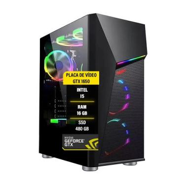 Imagem de Pc Gamer I5 9 Memória 16Gb DDR4 GTX 1650 SSD 480GB - AMORIM SHOP