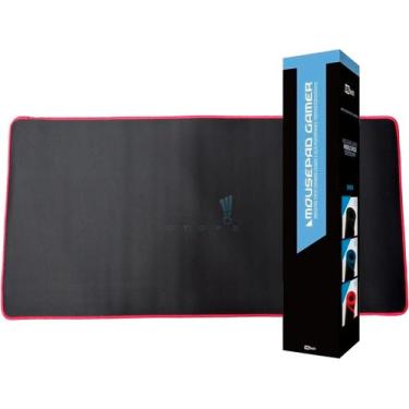 Imagem de Mousepad Gamer Speed Extra Grande Teclado Borda Costurada Premium 3mm 