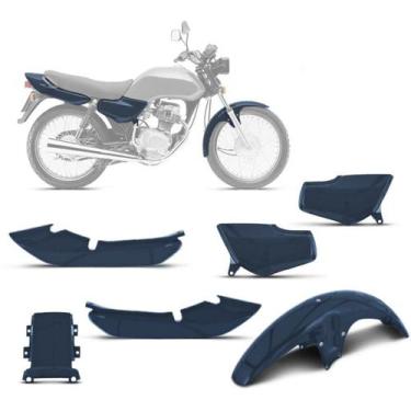 Imagem de Kit Plastico Carenagem 3 Peças Pro Tork Titan 125 1995 - 1999, AZUL ME