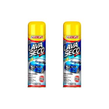 Imagem de Kit 2 Carnaúba 500ml Lava A Seco Lavagem Carro Mais Limpo - Luxcar