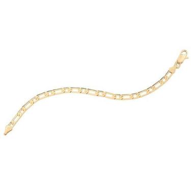 Imagem de Pulseira  banhado ouro 3x 24k 18k e 22k masculina rommanel formada por