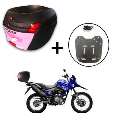 Imagem de Baú Bauleto 34l + Suporte Baú Superior Crosser 150 2014+ - AWA, ROSA