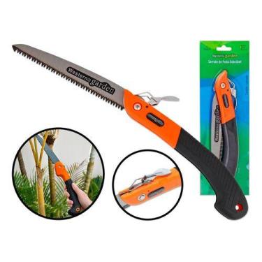 Imagem de Serrote Portátil Poda Dobrável Madeira Galho Folhagem Jardim - Western
