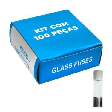Imagem de 100x Fusível De Vidro 5x20 Pequeno Kit Com 100 Peças 3,15a - GREEN, 04