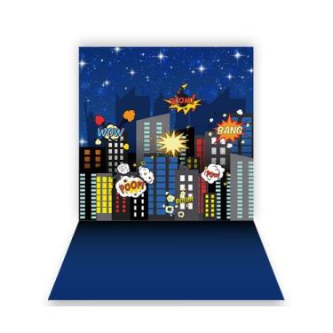 Imagem de Fundo Fotográfico 1,50 X 2,70 - Cidade de Nova York Quadrinhos 002 - V