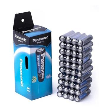 Imagem de Pilha Panasonic Palito AAA Tubo com 40 Pilhas