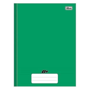Imagem de Caderno Costurado Tilibra Universitário Capa Dura D+ Verde 96 Folhas -