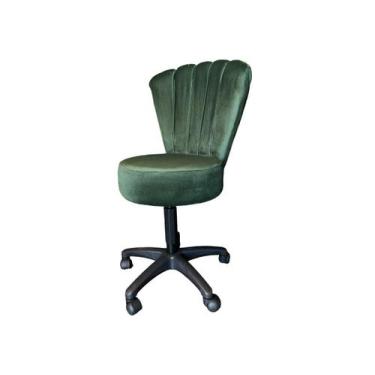 Imagem de Cadeira Mocho Pétala Regulagem De Altura - In9 Decor, Verde