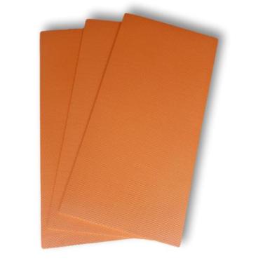 Imagem de Kit 6 Colchonetes EVA Tapete Ginástica 100x50x1cm Laranja - Tatame