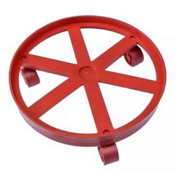 Imagem de Suporte Para Botijão de Gás Plantas Água (VERMELHO)