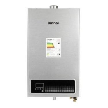 Imagem de Aquecedor de Água a Gás Rinnai REU E150 FEH 15 Litros Prata GÁS GLP