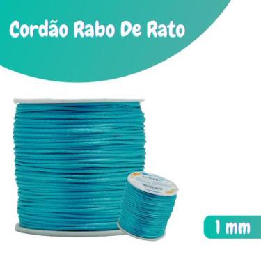 Imagem de Fio De Seda Verde Médio - Cordão Rabo De Rato 1mm - Nybc