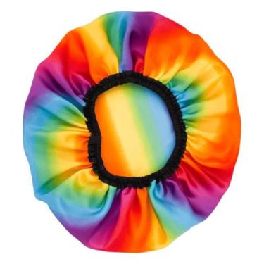 Imagem de Touca De Cabelo Em Cetim Anti-Frizz Coleção Pride Marco Boni, Colorido