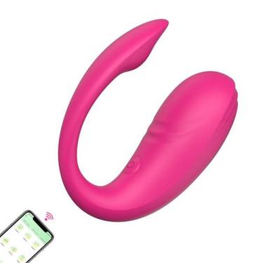 Imagem de Vibrador Casal Controle Aplicativo Pink 10 Estágios de Vibração Ponto 
