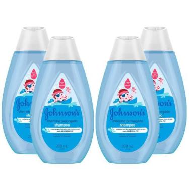 Imagem de Kit Shampoo Johnson's Baby Cheirinho Prolongado 200ml c/4 unidades