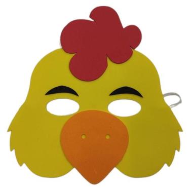 Imagem de Kit 05 Máscaras Fantasia Infantil Animal Galinho Fazendinha - MIMO SHO