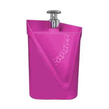 Imagem de Dispenser Porta Detergente Esponja Pia Organizador 500ml - Uz, Magenta