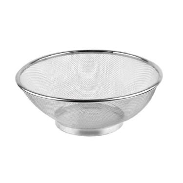 Imagem de Escorredor Inox 21cm de Aço Multiuso Macarrão Batata  - Zein
