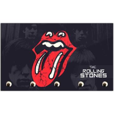 Imagem de Porta Chaves Bandas The Rolling Stones Rock and Roll Organizador Chave