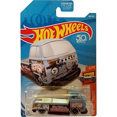 Imagem de Hot Wheels 2018 50th Anniversary HW Hot Trucks Volkswagen T2 Pickup 108/365, Light Blue