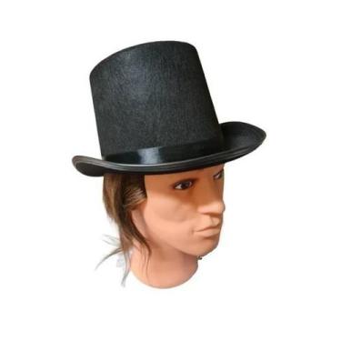 Imagem de Kit 2 Unidades Chapeu Cartola Magico Preto Adulto unissex - Lynx produ