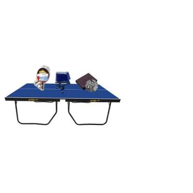 Imagem de MESA DE PING PONG KLOPF 1090 + Kit 5055 + rede + Capa Mesa Aberta