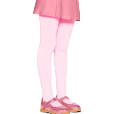 Imagem de Meia Calça Lupo Bebê Fio 80 Opaca Inverno Grossa Poliamida, Rosa, RN -