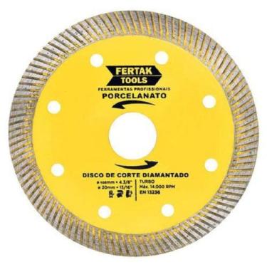 Imagem de kit 3x Disco Diamantado Porcelanato Extrafino Fertak 280002