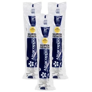 Imagem de Kit 3 Copo De Plástico Pp 330ml Transparente Com 50Un Barato - Altacop