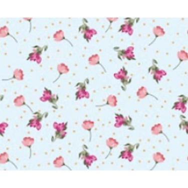 Imagem de Papel De Parede Para Sala Quarto Floral Flores Delicadas Em 3d Adesivo