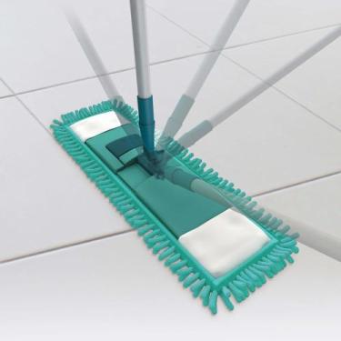 Imagem de Mop Flat microfibra limpeza pisos em geral base flexível - Flash Limp,