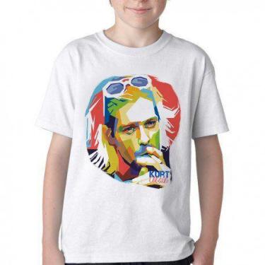 Imagem de Camiseta Infantil ou adulto Kurt Cobain nirvana  Blusa Criança todos t