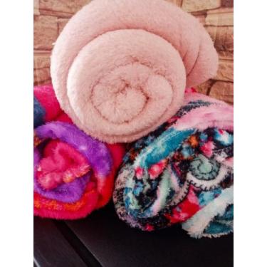 Imagem de Manta microfibra casal cores variadas - sem marca