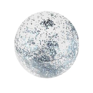 Imagem de Balão Bubble Transparente com Confete Hexagonal Holográfico Prata - 11