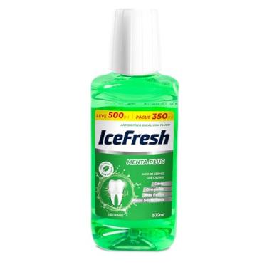 Imagem de ICEFRESH Antisseptico Bucal Icefresh Menta Plus Leve 500Ml Pague 350Ml