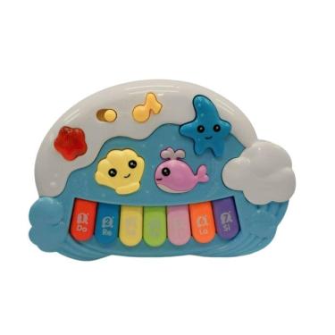 Imagem de Piano Musical Animais Marinhos N244261-5 Azul - Quanhe