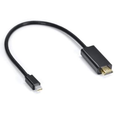 Imagem de Cabo ADAPTADOR/CONVERSOR Mini Displayport Macho para HDMI Macho 30 CM 