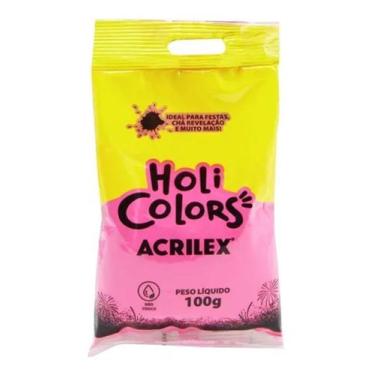 Imagem de 100537 - Holi Colors 100 grs - ROSA 100G - ACRILEX